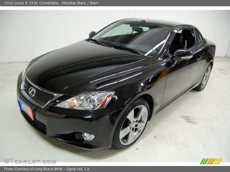 Obsidian Black / Black 2010 Lexus IS 350C Convertible