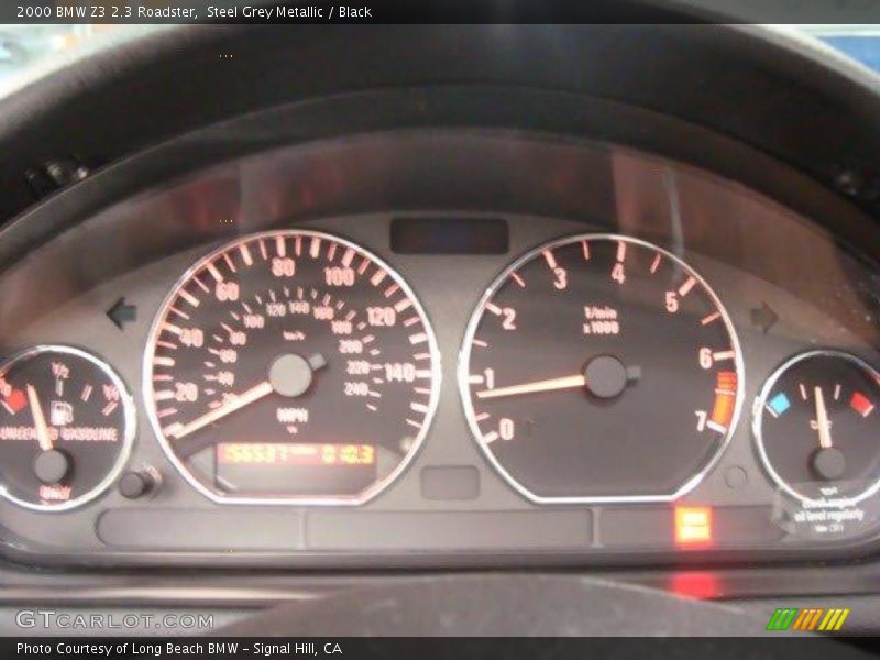 Steel Grey Metallic / Black 2000 BMW Z3 2.3 Roadster