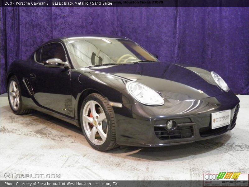 Basalt Black Metallic / Sand Beige 2007 Porsche Cayman S