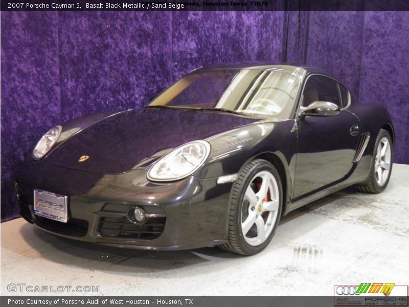 Basalt Black Metallic / Sand Beige 2007 Porsche Cayman S