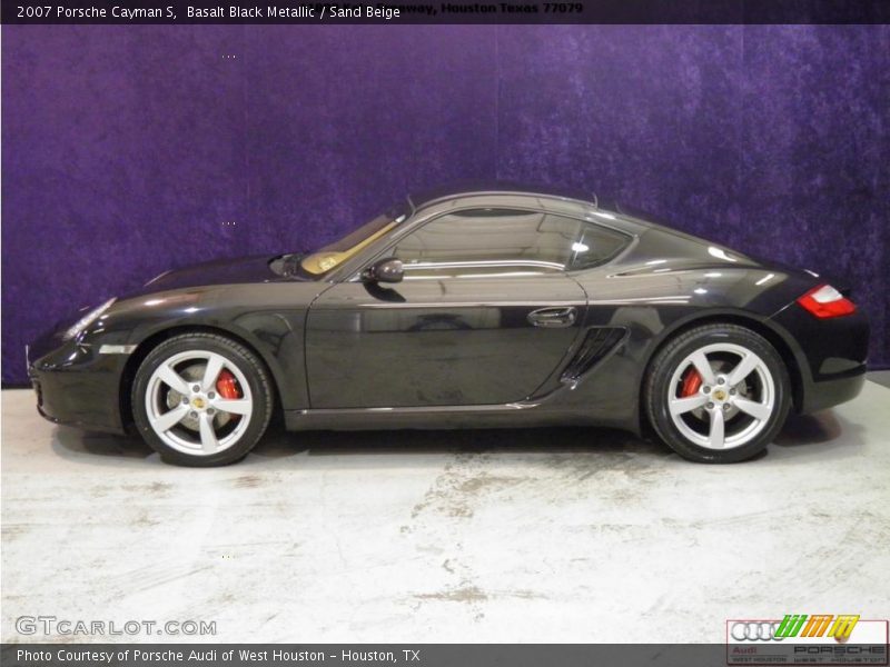 Basalt Black Metallic / Sand Beige 2007 Porsche Cayman S