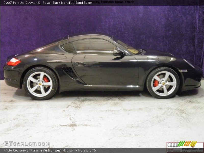 Basalt Black Metallic / Sand Beige 2007 Porsche Cayman S