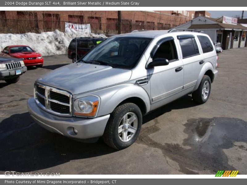 Brilliant Silver Metallic / Medium Slate Gray 2004 Dodge Durango SLT 4x4