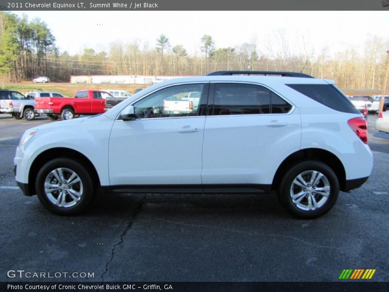 Summit White / Jet Black 2011 Chevrolet Equinox LT