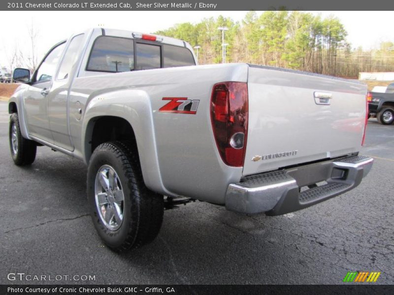 Sheer Silver Metallic / Ebony 2011 Chevrolet Colorado LT Extended Cab