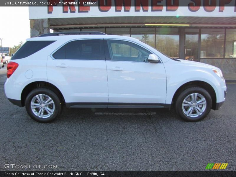 Summit White / Jet Black 2011 Chevrolet Equinox LT