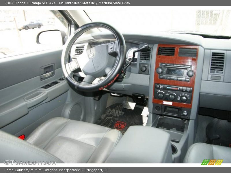 Brilliant Silver Metallic / Medium Slate Gray 2004 Dodge Durango SLT 4x4