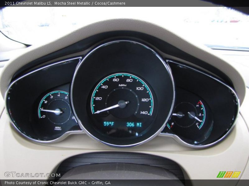 Mocha Steel Metallic / Cocoa/Cashmere 2011 Chevrolet Malibu LS