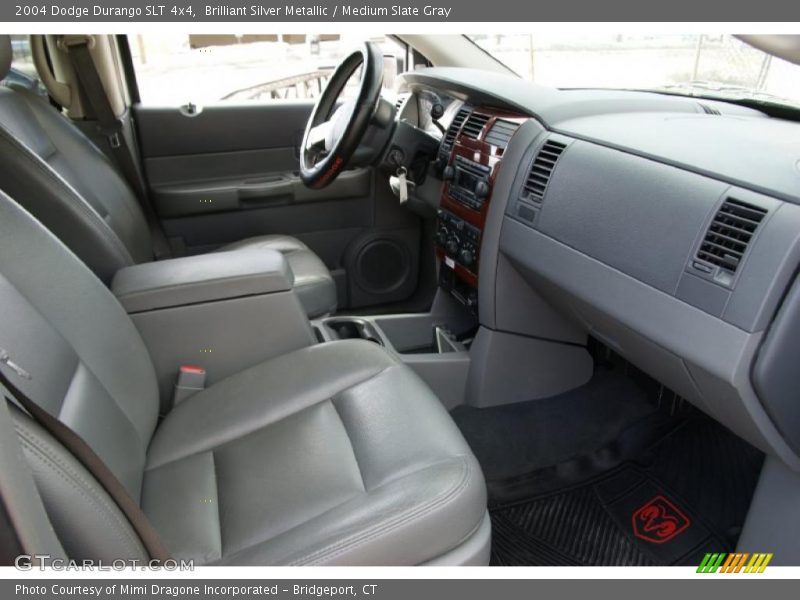 Brilliant Silver Metallic / Medium Slate Gray 2004 Dodge Durango SLT 4x4