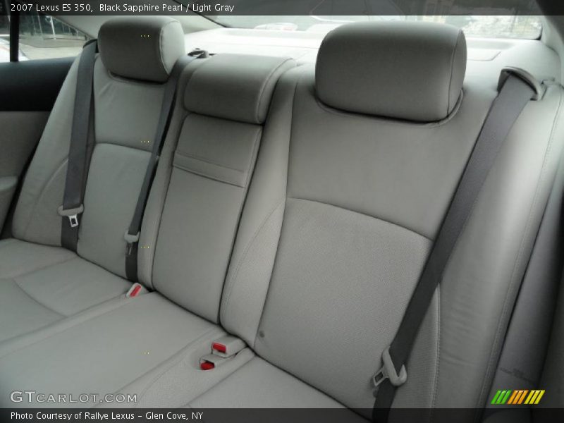 Black Sapphire Pearl / Light Gray 2007 Lexus ES 350