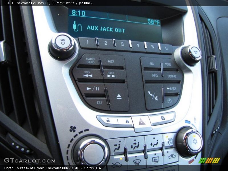Summit White / Jet Black 2011 Chevrolet Equinox LT