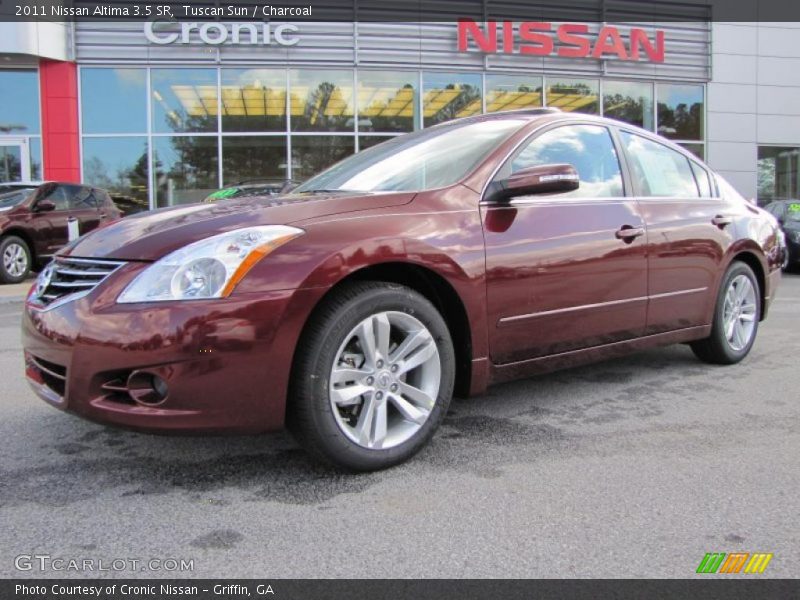 Tuscan Sun / Charcoal 2011 Nissan Altima 3.5 SR