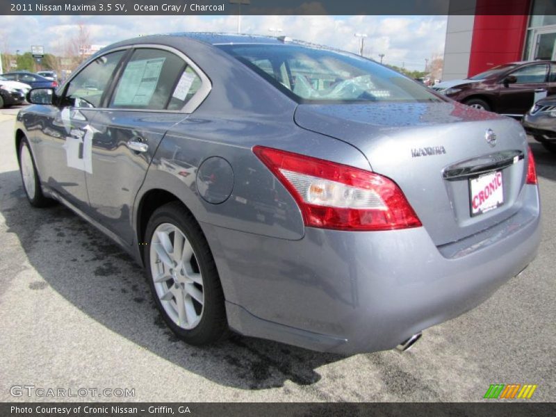Ocean Gray / Charcoal 2011 Nissan Maxima 3.5 SV