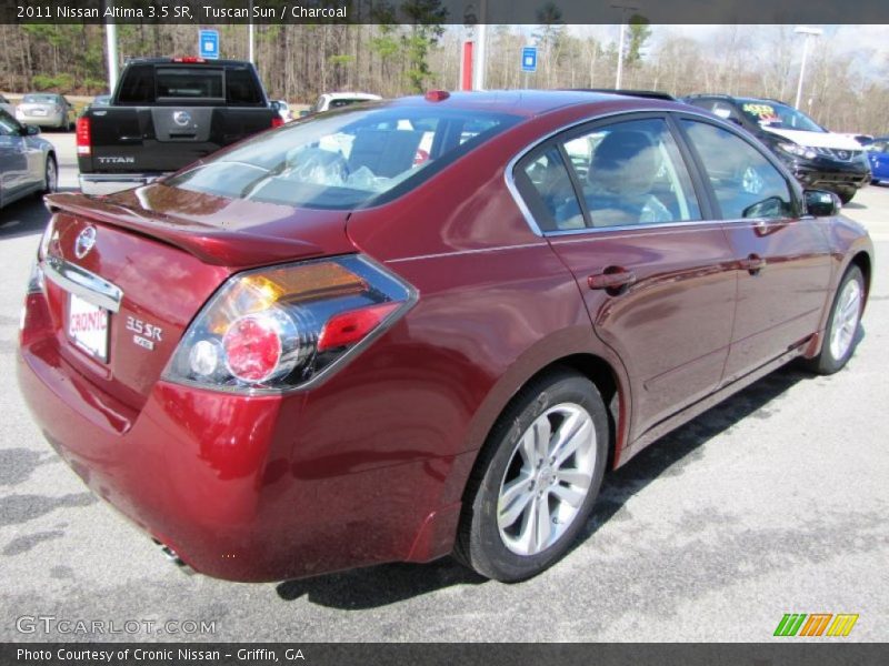 Tuscan Sun / Charcoal 2011 Nissan Altima 3.5 SR