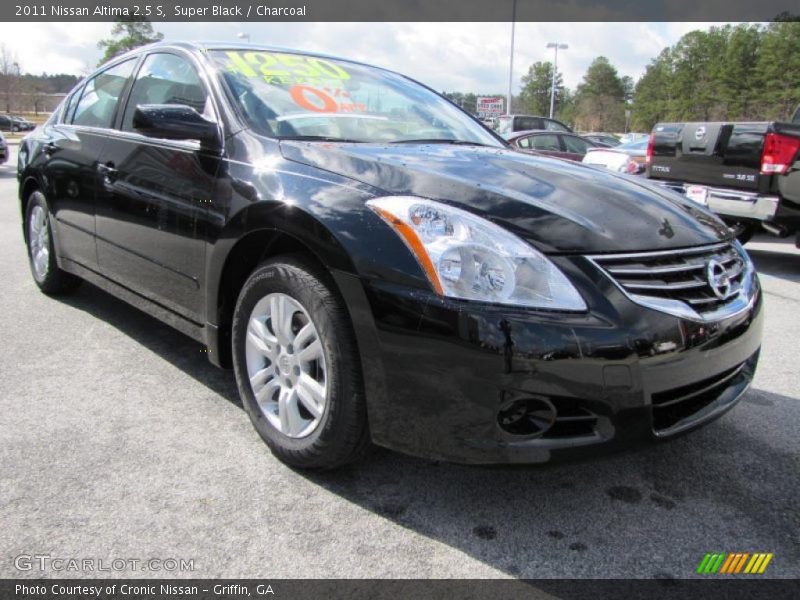 Super Black / Charcoal 2011 Nissan Altima 2.5 S