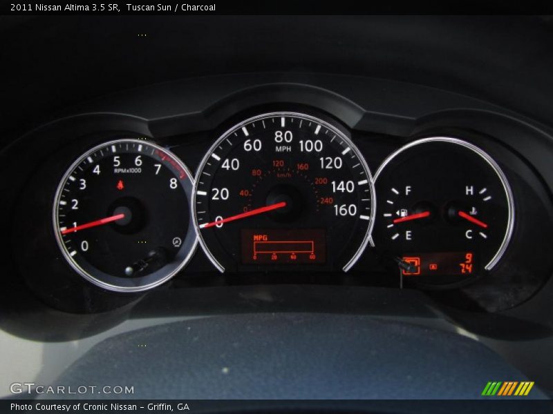  2011 Altima 3.5 SR 3.5 SR Gauges