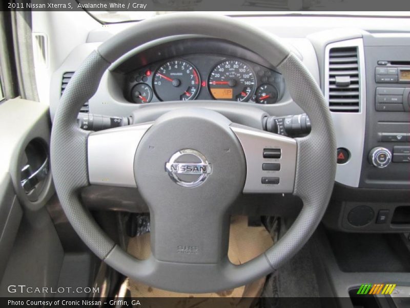 Avalanche White / Gray 2011 Nissan Xterra S