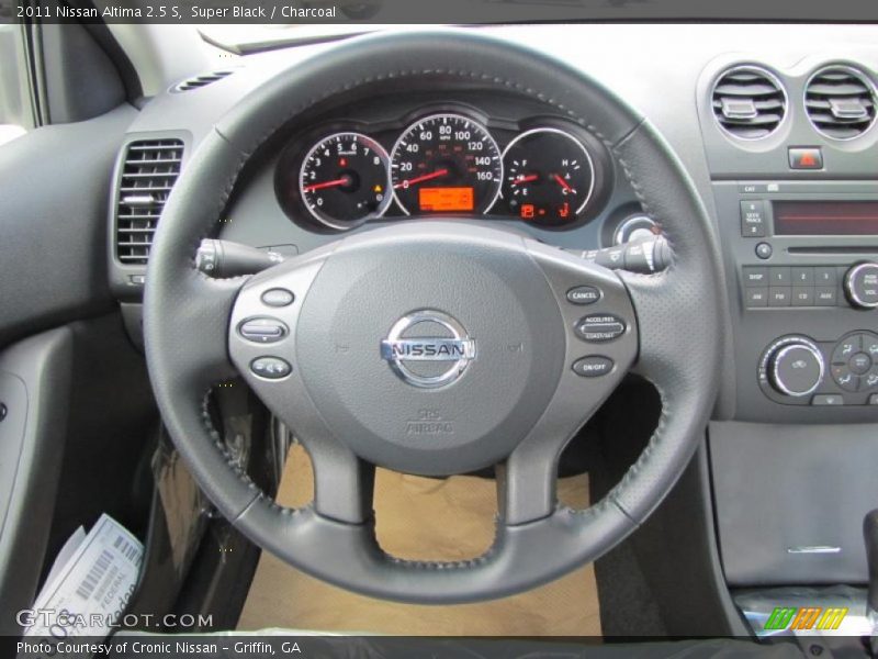 Super Black / Charcoal 2011 Nissan Altima 2.5 S