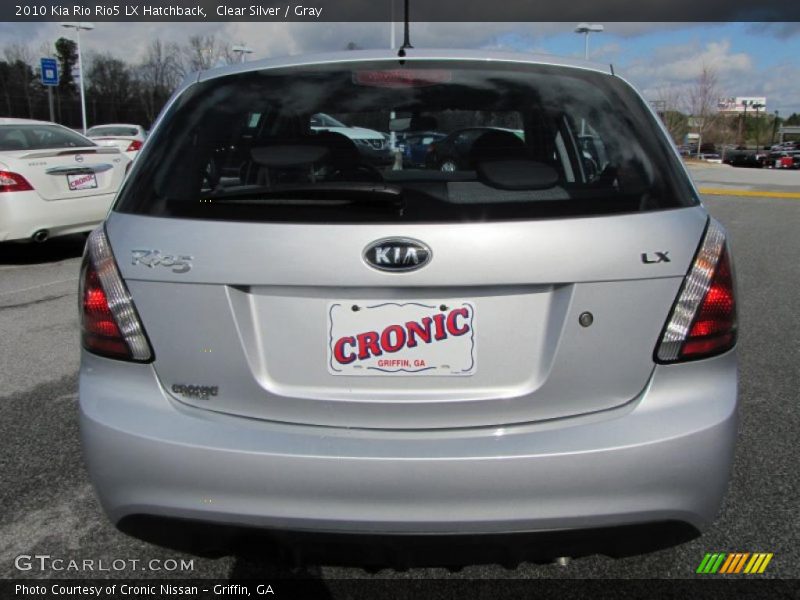 Clear Silver / Gray 2010 Kia Rio Rio5 LX Hatchback