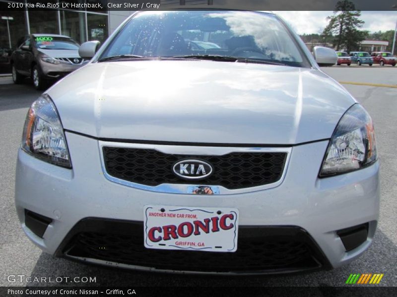Clear Silver / Gray 2010 Kia Rio Rio5 LX Hatchback