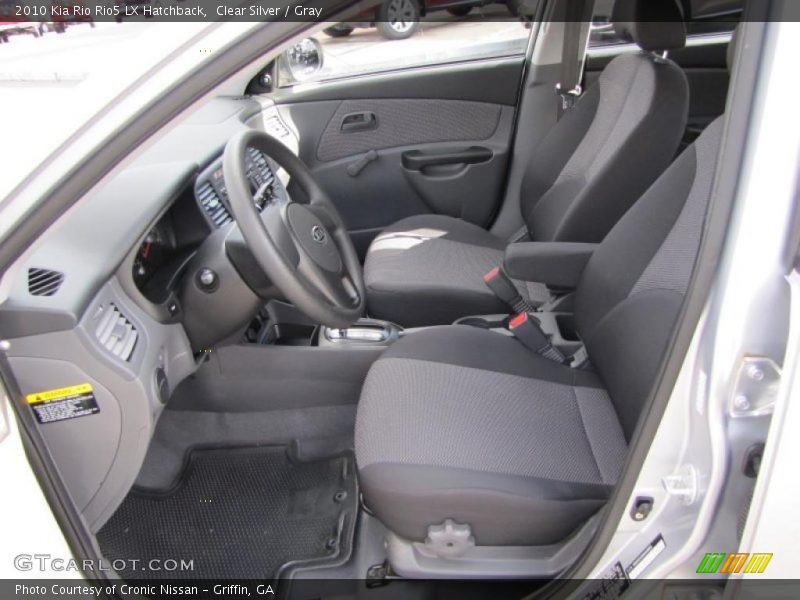  2010 Rio Rio5 LX Hatchback Gray Interior