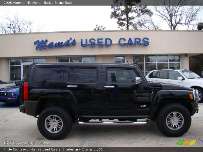 Black / Ebony Black 2008 Hummer H3 Alpha