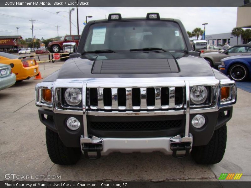 Black / Ebony Black 2008 Hummer H3 Alpha