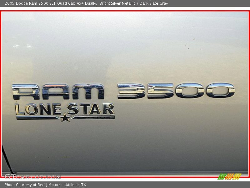 Bright Silver Metallic / Dark Slate Gray 2005 Dodge Ram 3500 SLT Quad Cab 4x4 Dually