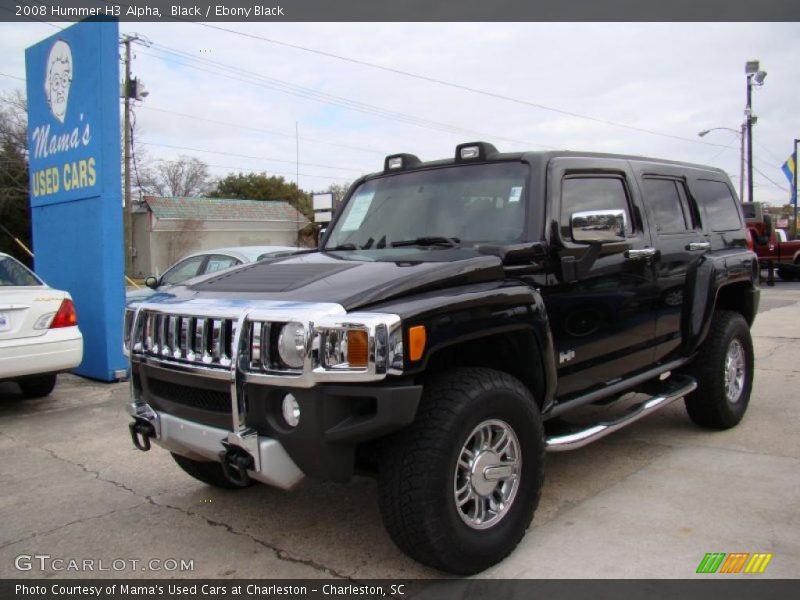 Black / Ebony Black 2008 Hummer H3 Alpha