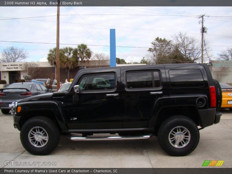 Black / Ebony Black 2008 Hummer H3 Alpha