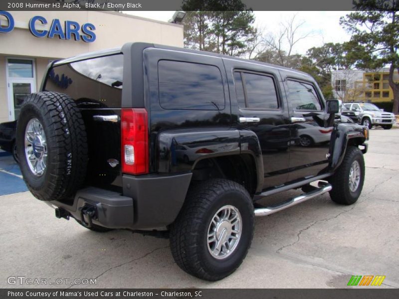 Black / Ebony Black 2008 Hummer H3 Alpha