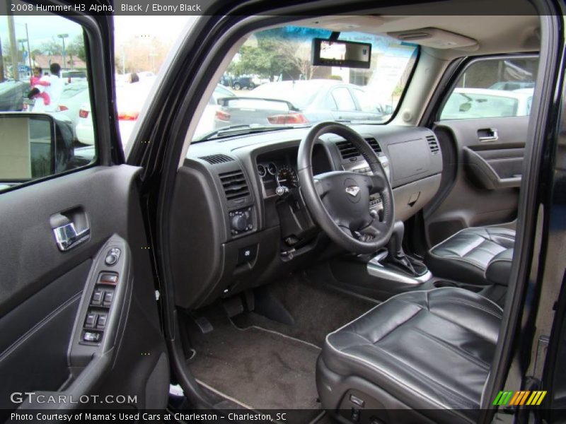 Black / Ebony Black 2008 Hummer H3 Alpha