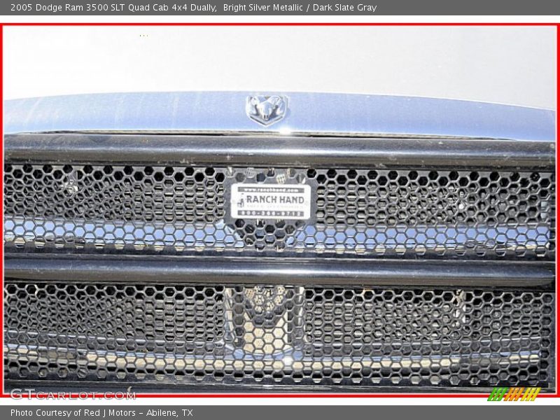 Bright Silver Metallic / Dark Slate Gray 2005 Dodge Ram 3500 SLT Quad Cab 4x4 Dually