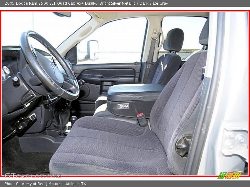 Bright Silver Metallic / Dark Slate Gray 2005 Dodge Ram 3500 SLT Quad Cab 4x4 Dually