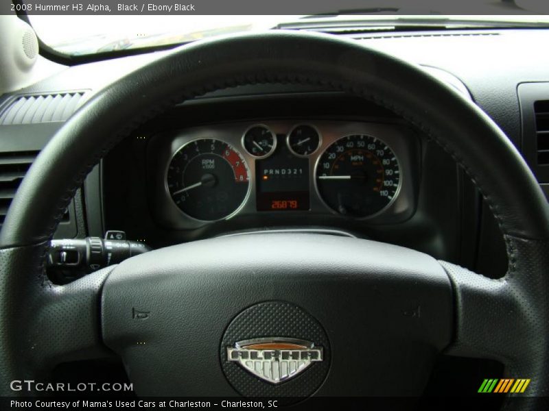 Black / Ebony Black 2008 Hummer H3 Alpha