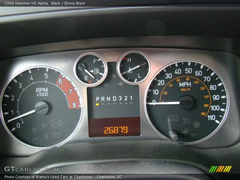 Black / Ebony Black 2008 Hummer H3 Alpha