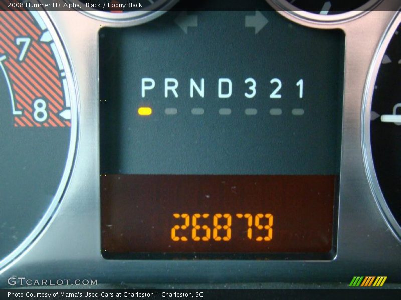 Black / Ebony Black 2008 Hummer H3 Alpha