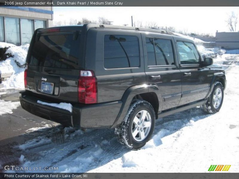 Dark Khaki Pearl / Medium Slate Gray 2006 Jeep Commander 4x4