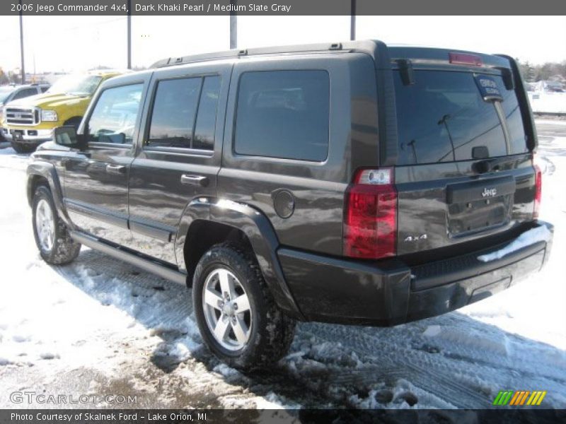 Dark Khaki Pearl / Medium Slate Gray 2006 Jeep Commander 4x4