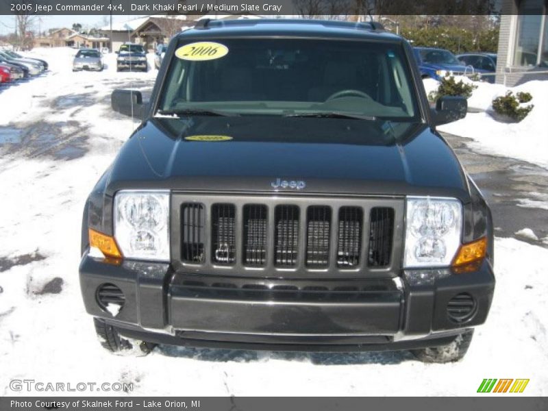 Dark Khaki Pearl / Medium Slate Gray 2006 Jeep Commander 4x4