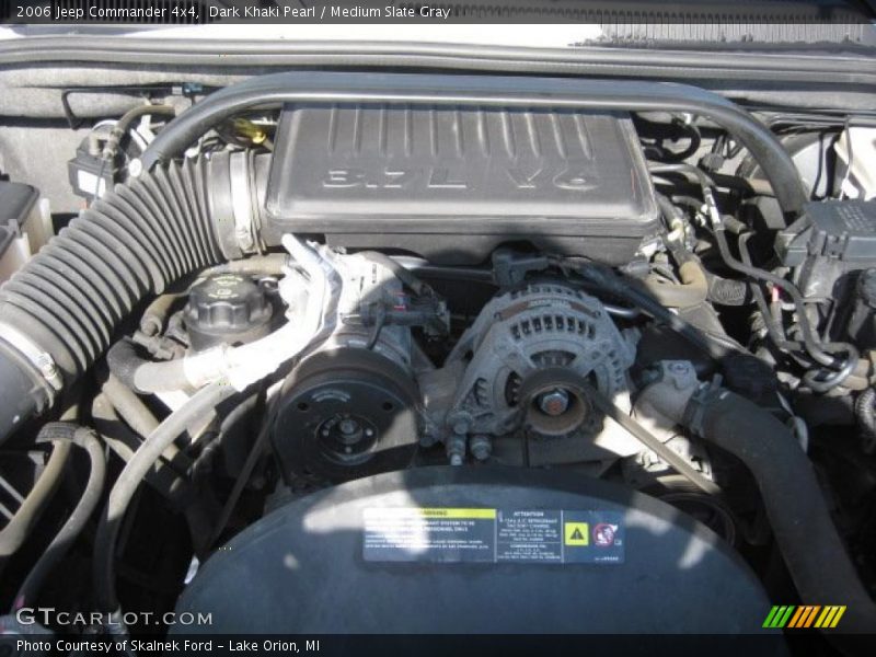 Dark Khaki Pearl / Medium Slate Gray 2006 Jeep Commander 4x4