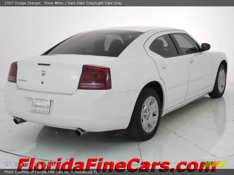 Stone White / Dark Slate Gray/Light Slate Gray 2007 Dodge Charger