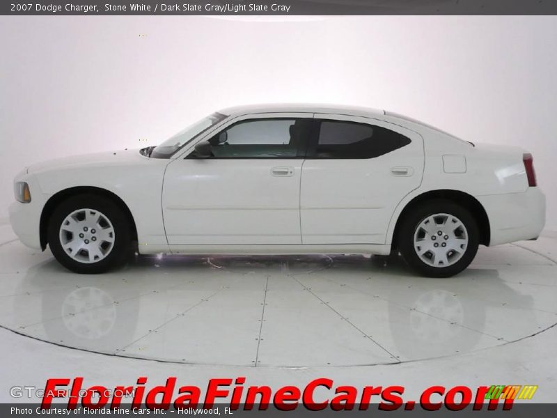Stone White / Dark Slate Gray/Light Slate Gray 2007 Dodge Charger