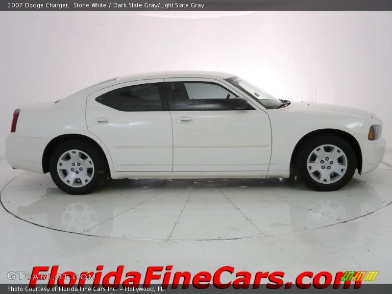 Stone White / Dark Slate Gray/Light Slate Gray 2007 Dodge Charger
