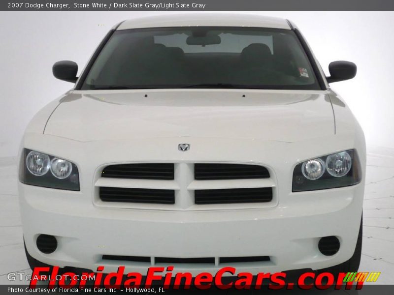 Stone White / Dark Slate Gray/Light Slate Gray 2007 Dodge Charger