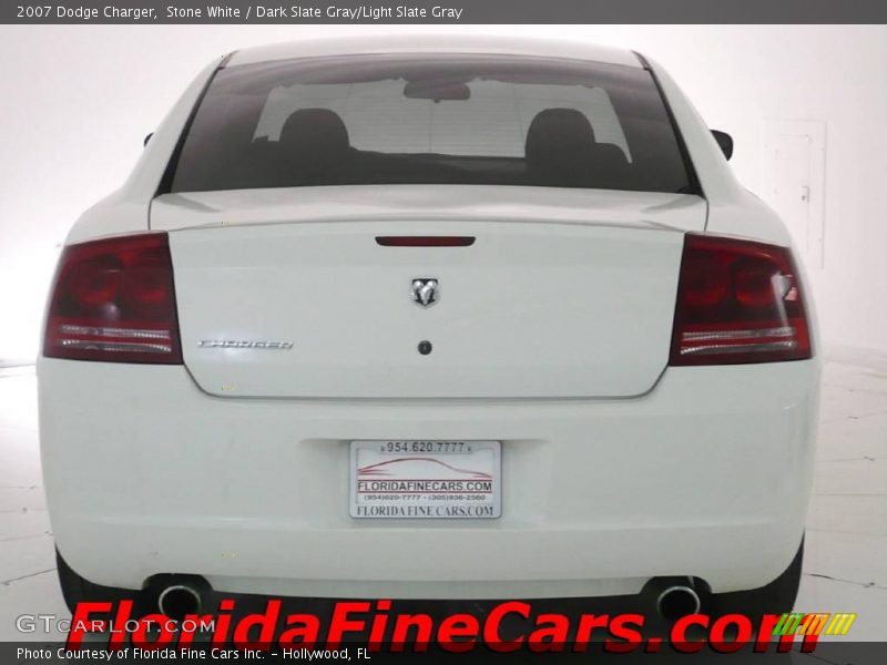 Stone White / Dark Slate Gray/Light Slate Gray 2007 Dodge Charger