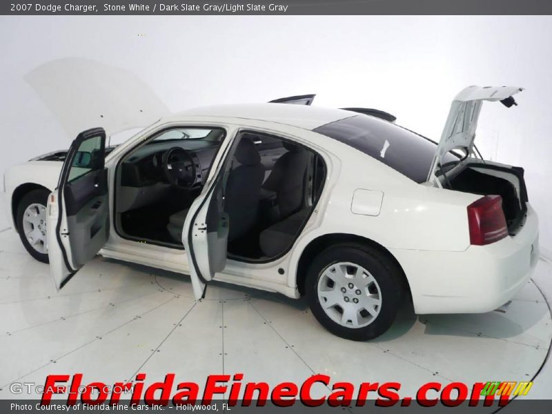 Stone White / Dark Slate Gray/Light Slate Gray 2007 Dodge Charger