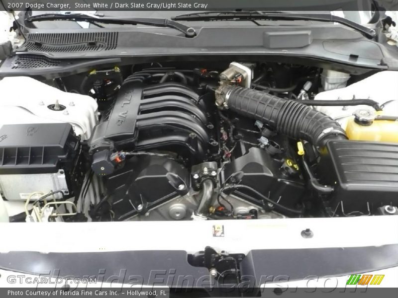 Stone White / Dark Slate Gray/Light Slate Gray 2007 Dodge Charger