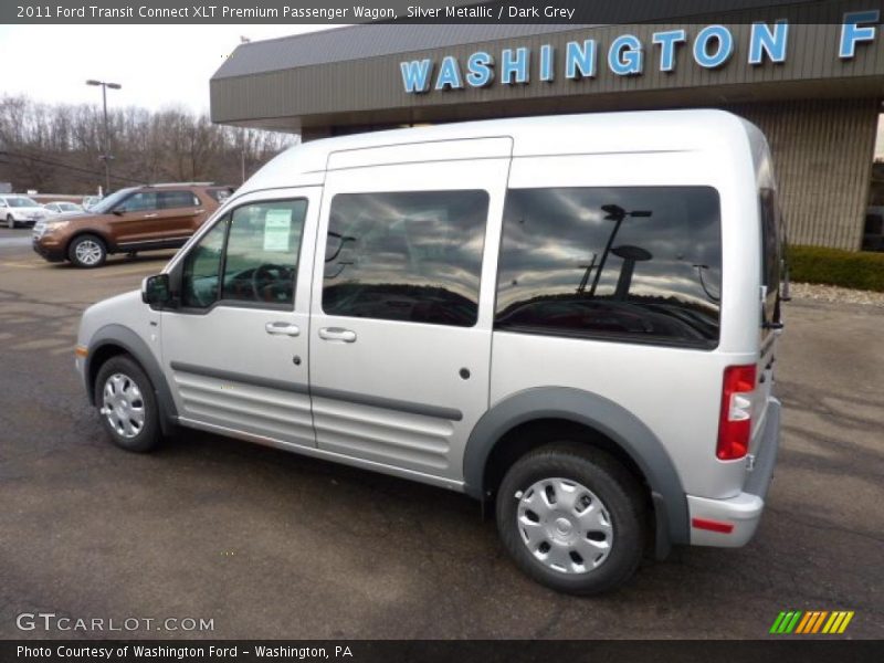 Silver Metallic / Dark Grey 2011 Ford Transit Connect XLT Premium Passenger Wagon