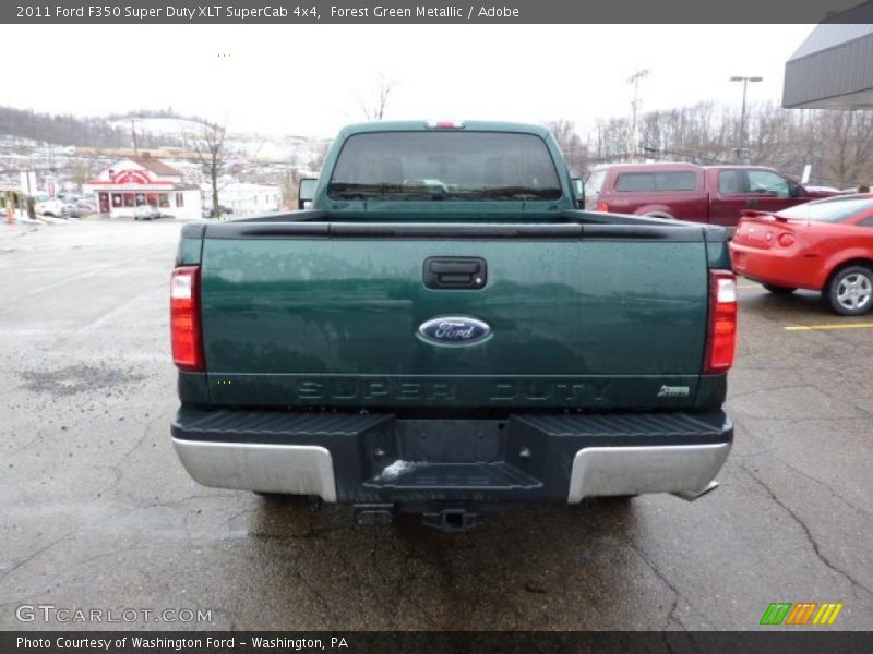 Forest Green Metallic / Adobe 2011 Ford F350 Super Duty XLT SuperCab 4x4